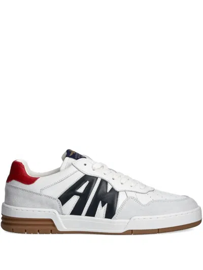 Aeronautica Militare Leather Logo Sneakers