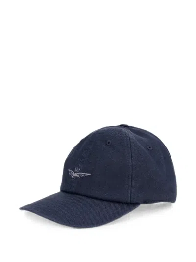Aeronautica Militare Logo-embroidered Baseball Cap In Blue