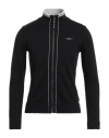 Aeronautica Militare Man Cardigan Black Size S Cotton
