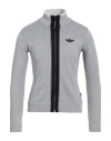 Aeronautica Militare Man Cardigan Grey Size S Cotton