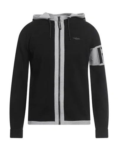 Aeronautica Militare Man Cardigan Midnight Blue Size L Cotton