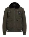 Aeronautica Militare Man Jacket Military Green Size 40 Polyamide