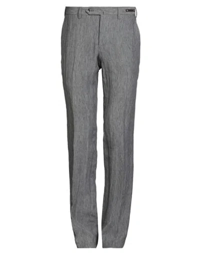Aeronautica Militare Man Pants Grey Size 36 Linen In Gray