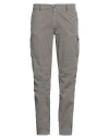 Aeronautica Militare Man Pants Grey Size 40 Cotton, Elastane In Gray
