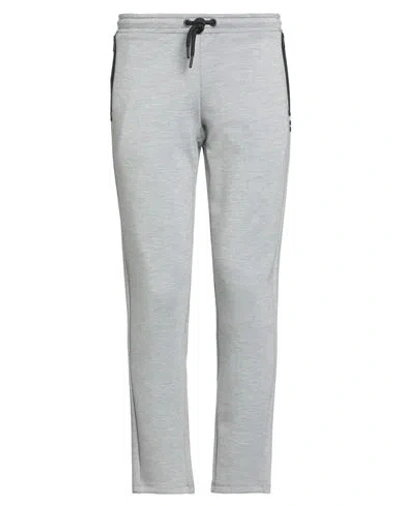 Aeronautica Militare Man Pants Grey Size S Cotton, Elastane In Gray