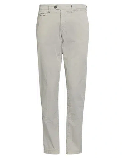 Aeronautica Militare Man Pants Light Grey Size 32 Cotton, Elastane In White