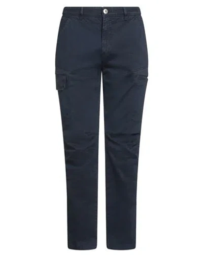 Aeronautica Militare Man Pants Midnight Blue Size 36 Cotton, Elastane