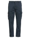 Aeronautica Militare Man Pants Navy Size 38 Cotton, Elastane In Blue