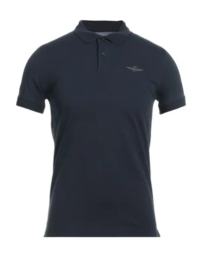 Aeronautica Militare Polo Shirts In Blue