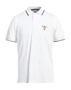 Aeronautica Militare Man Polo Shirt White Size 3xl Cotton