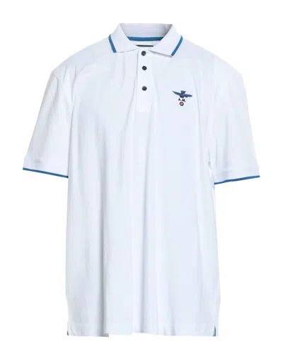 Aeronautica Militare Polo Shirts In White
