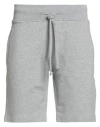Aeronautica Militare Man Shorts & Bermuda Shorts Grey Size 28 Cotton, Elastane In Gray