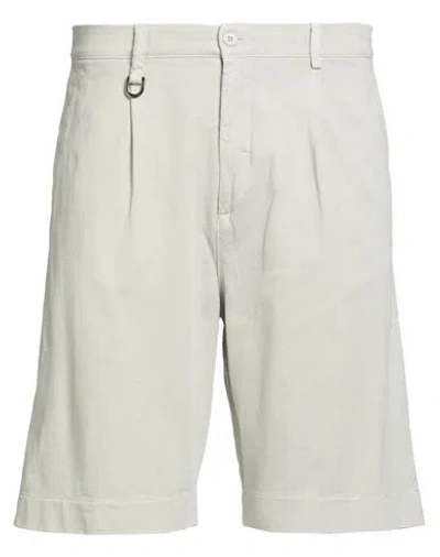 Aeronautica Militare Man Shorts & Bermuda Shorts Light Grey Size 4xl Cotton In Gray