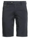 Aeronautica Militare Man Shorts & Bermuda Shorts Midnight Blue Size 28 Cotton, Elastane In Black