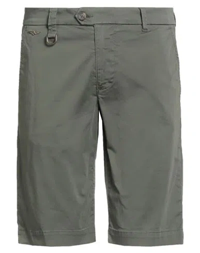 Aeronautica Militare Man Shorts & Bermuda Shorts Military Green Size 30 Cotton, Elastane