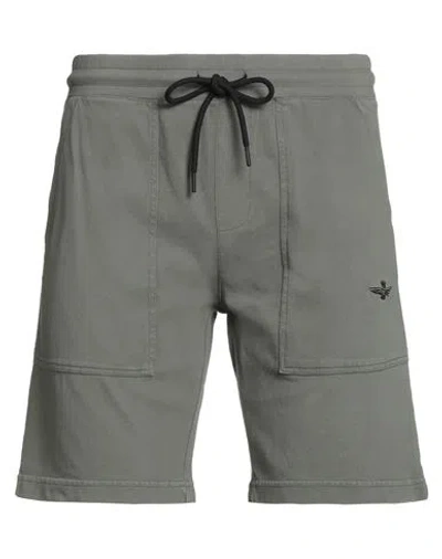 Aeronautica Militare Man Shorts & Bermuda Shorts Sage Green Size M Cotton