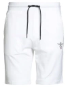 Aeronautica Militare Man Shorts & Bermuda Shorts White Size Xxl Cotton, Elastane In White