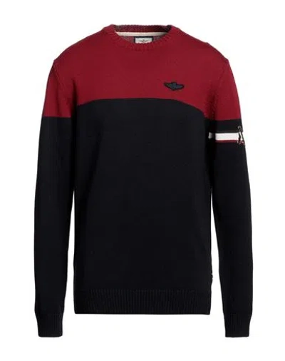 Aeronautica Militare Man Sweater Brick Red Size Xxl Merino Wool, Polyacrylic