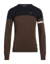 Aeronautica Militare Man Sweater Brown Size M Merino Wool, Polyacrylic
