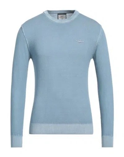 Aeronautica Militare Man Sweater Light Blue Size Xl Cotton