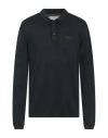 Aeronautica Militare Man Sweater Navy Blue Size 3xl Cotton In Navy Blue