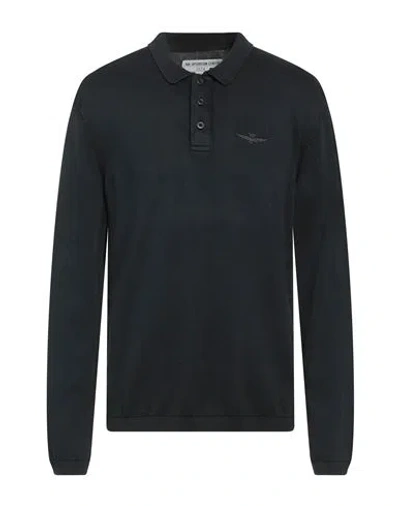 Aeronautica Militare Man Sweater Navy Blue Size 3xl Cotton