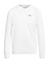 Aeronautica Militare Man Sweater White Size L Cotton In White