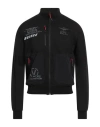 Aeronautica Militare Man Sweatshirt Black Size Xl Viscose, Polyamide, Elastane In Black