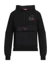 Aeronautica Militare Man Sweatshirt Black Size Xxl Viscose, Polyamide, Elastane In Black