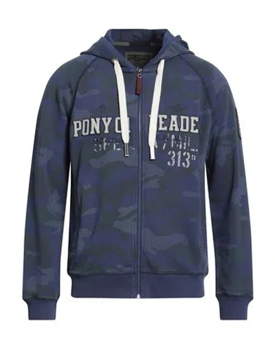 Aeronautica Militare Man Sweatshirt Blue Size Xl Cotton