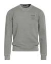 Aeronautica Militare Man Sweatshirt Grey Size M Cotton In Gray