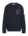 Aeronautica Militare Man Sweatshirt Midnight Blue Size 3xl Cotton, Polyester In Blue