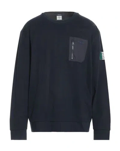 Aeronautica Militare Man Sweatshirt Midnight Blue Size 3xl Cotton, Polyester