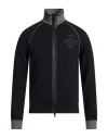 Aeronautica Militare Man Sweatshirt Midnight Blue Size S Cotton, Elastane In Blue