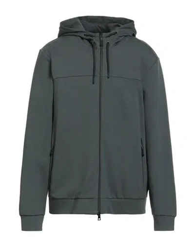 Aeronautica Militare Man Sweatshirt Military Green Size Xxl Cotton, Polyester, Elastane