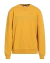 Aeronautica Militare Man Sweatshirt Mustard Size Xxl Cotton In Yellow