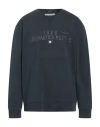 Aeronautica Militare Man Sweatshirt Navy Blue Size 3xl Cotton In Navy Blue