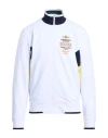 Aeronautica Militare Man Sweatshirt White Size Xl Cotton, Elastane