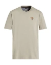 Aeronautica Militare Man T-shirt Beige Size L Cotton In Neutral