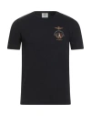 Aeronautica Militare Man T-shirt Black Size M Cotton In Black