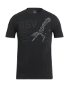 Aeronautica Militare Man T-shirt Black Size S Cotton In Black