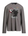 Aeronautica Militare Man T-shirt Grey Size 3xl Cotton In Gray