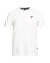 Aeronautica Militare Man T-shirt Ivory Size M Cotton In White