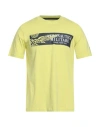 Aeronautica Militare Man T-shirt Lime Green Size M Cotton, Elastane