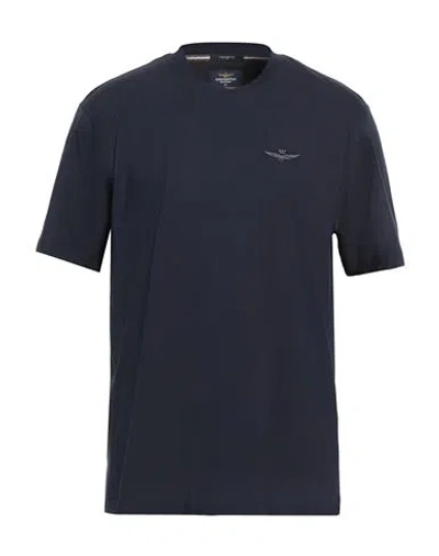 Aeronautica Militare Man T-shirt Midnight Blue Size Xl Cotton