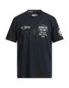 Aeronautica Militare Man T-shirt Midnight Blue Size M Cotton