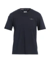 Aeronautica Militare Man T-shirt Midnight Blue Size Xxl Cotton