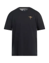 Aeronautica Militare Man T-shirt Midnight Blue Size M Cotton In Blue