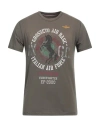 Aeronautica Militare Man T-shirt Military Green Size M Cotton, Elastane