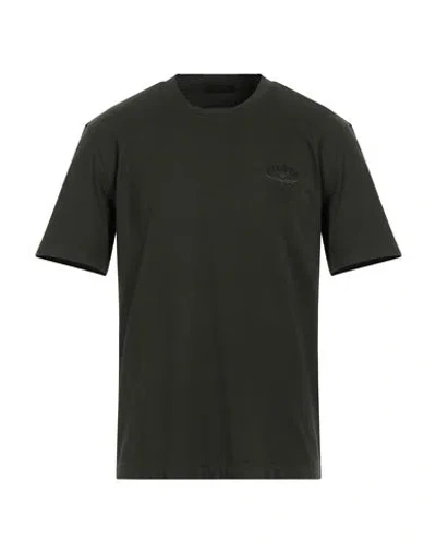 Aeronautica Militare Man T-shirt Military Green Size Xl Cotton In Green